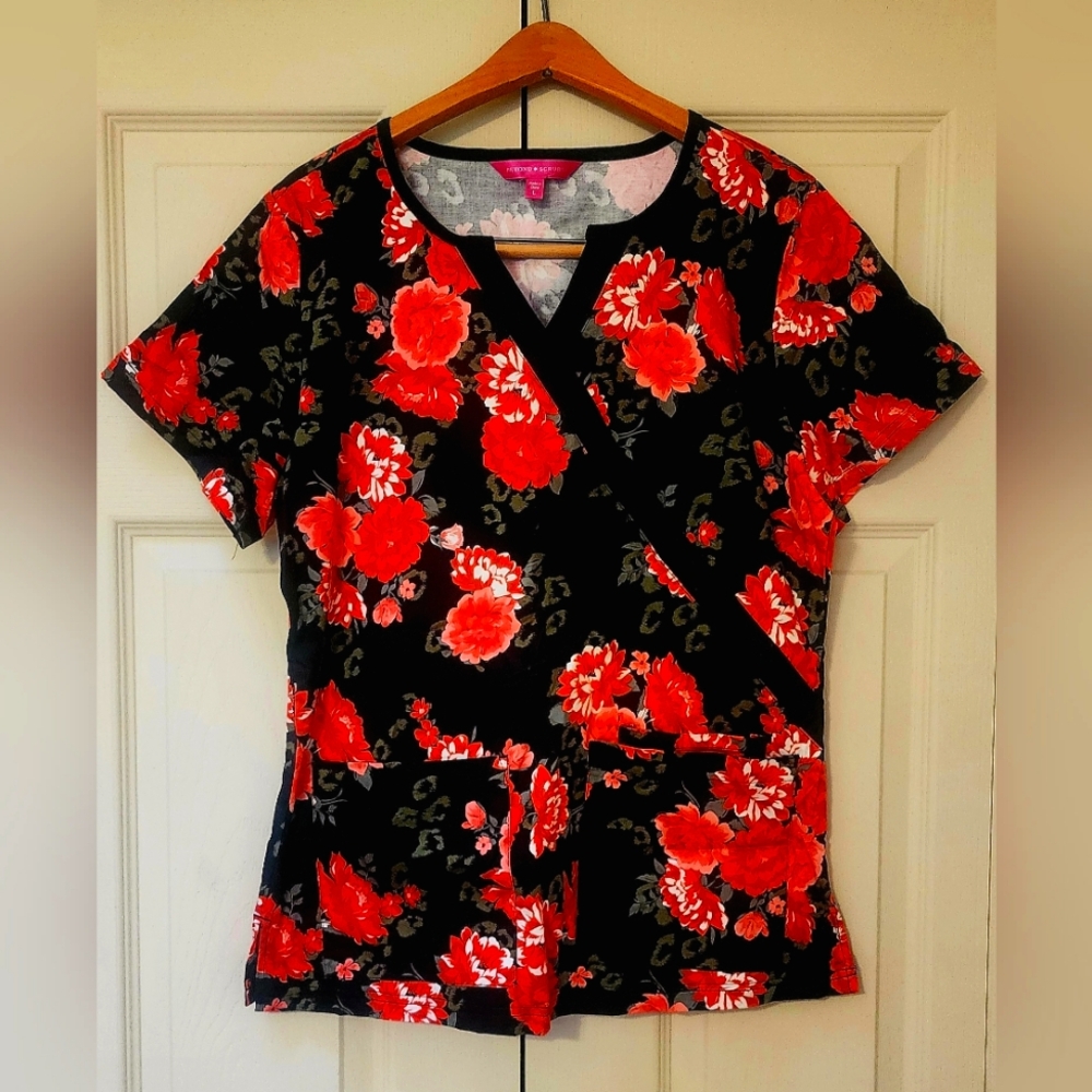 Womens scrub top